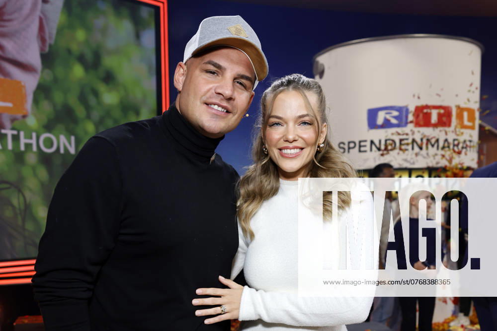 Sänger Pietro Lombardi und seine Verlobte Laura Maria Rypa beim 28. RTL-Spendenmarathon 2023 in den EMG-Studios. In der Villa von Pietro Lombardi (32) und seiner Verlobten Laura Rypa (28) kam es im Oktober 2024 zu einem Polizeieinsatz. Zwischen dem Paar soll es einen heftigen Streit gegeben haben. Die Influencerin hat sich nach Eintreffen der Einsatzkräfte in eine Klinik begeben. Hürth, 17.11.2023 NRW Deutschland