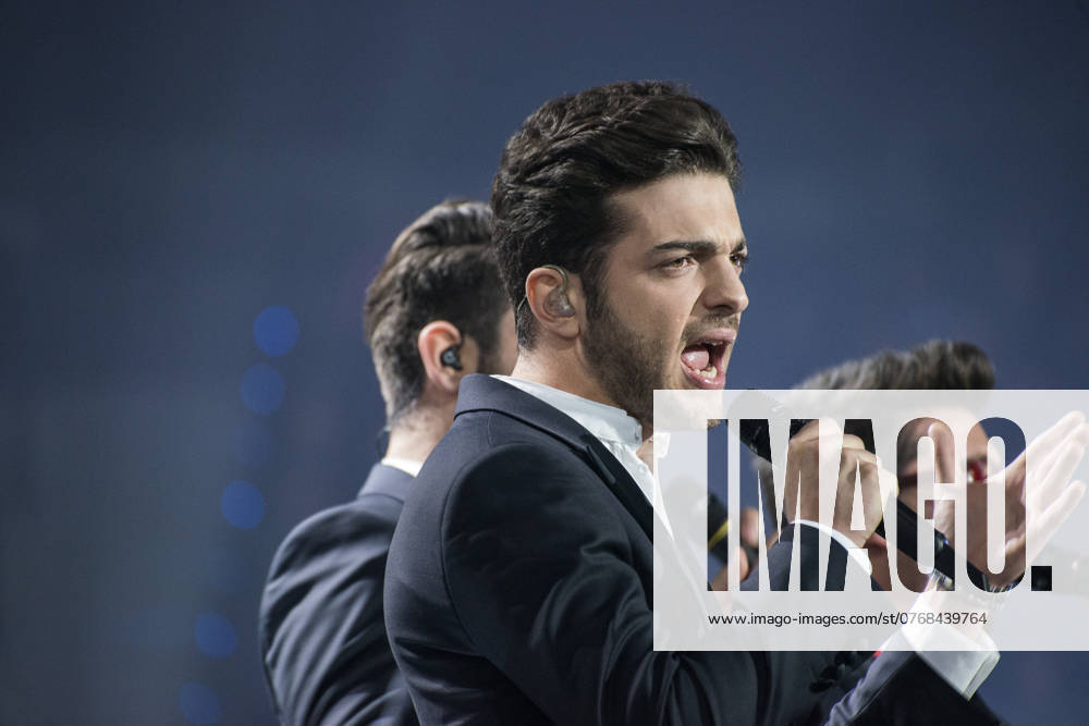 Proben zum Finale des ESC 2015 in Wien Wien, Österreich 22. Mai 2015. Die als Favoriten gehandelten Il Volo performen Grande Amore für Italien. Vienna Stadthalle Wien Austria