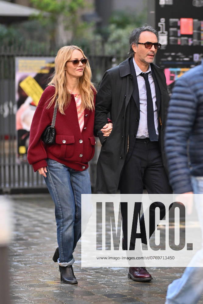16th Lumiere Film Festival Masterclass Vanessa Paradis Vanessa Paradis and Samuel Benchetrit arriving at the Masterclass during the 16th Lumiere Film Festival in Lyon, France on October 13, 2024. Photo by Julien Reynaud APS-Medias ABACAPRESS.COM Lyon France