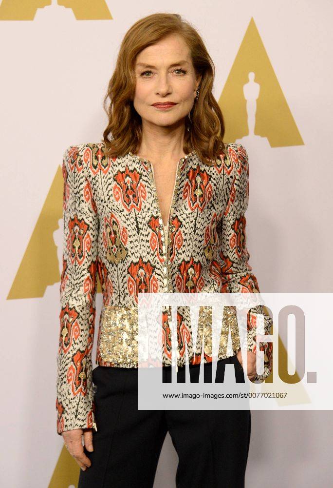 Actress Isabelle Huppert attends the 89th annual Academy Awards Oscar nominees luncheon at the Beverly Hilton Hotel in Beverly Hills, California on February 6, 2017. LAP20170206044 JIMxRUYMEN