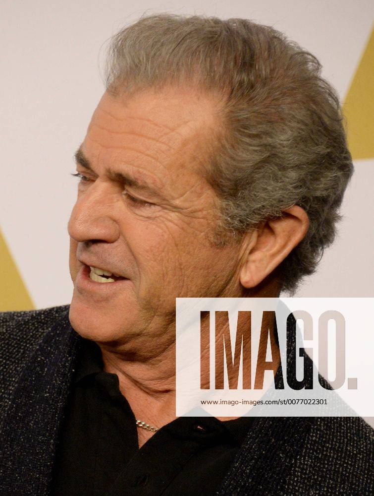 Actor filmmaker Mel Gibson attends the 89th annual Academy Awards Oscar nominees luncheon at the Beverly Hilton Hotel in Beverly Hills, California on February 6, 2017. LAP20170206076 JIMxRUYMEN
