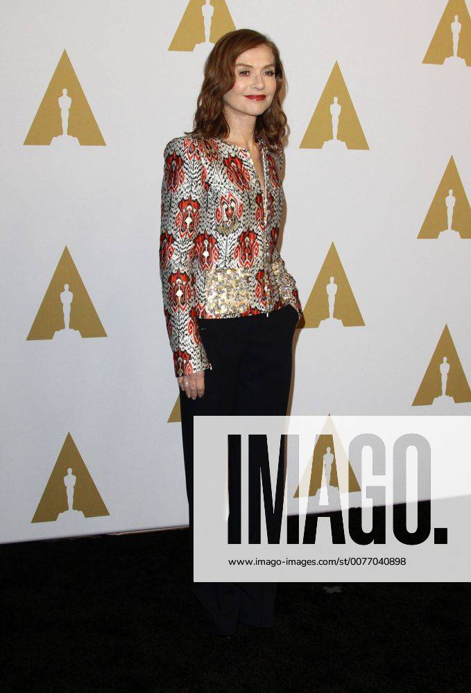 Beverly Hills, CA, United States - 6 February 2017 - Los Angeles, California - Isabelle Huppert... 89th Oscars Nominees Luncheon held in the Grand Ballroom at the Beverly Hilton Hotel in Beverly Hills. Photo Credit: AdMedia Beverly Hills United States - ZUMAa123 20170206_zaa_a123_021
