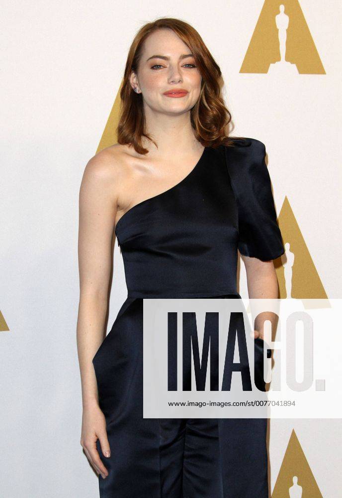 Beverly Hills, CA, United States - 6 February 2017 - Los Angeles, California - Emma Stone... 89th Oscars Nominees Luncheon held in the Grand Ballroom at the Beverly Hilton Hotel in Beverly Hills. Photo Credit: AdMedia Beverly Hills United States - ZUMAa123 20170206_zaa_a123_075