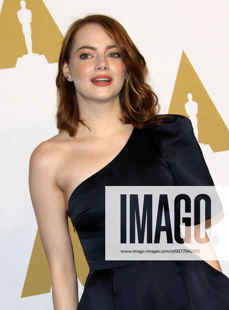 Beverly Hills, CA, United States - 6 February 2017 - Los Angeles, California - Emma Stone... 89th Oscars Nominees Luncheon held in the Grand Ballroom at the Beverly Hilton Hotel in Beverly Hills. Photo Credit: AdMedia Beverly Hills United States - ZUMAa123 20170206_zaa_a123_080