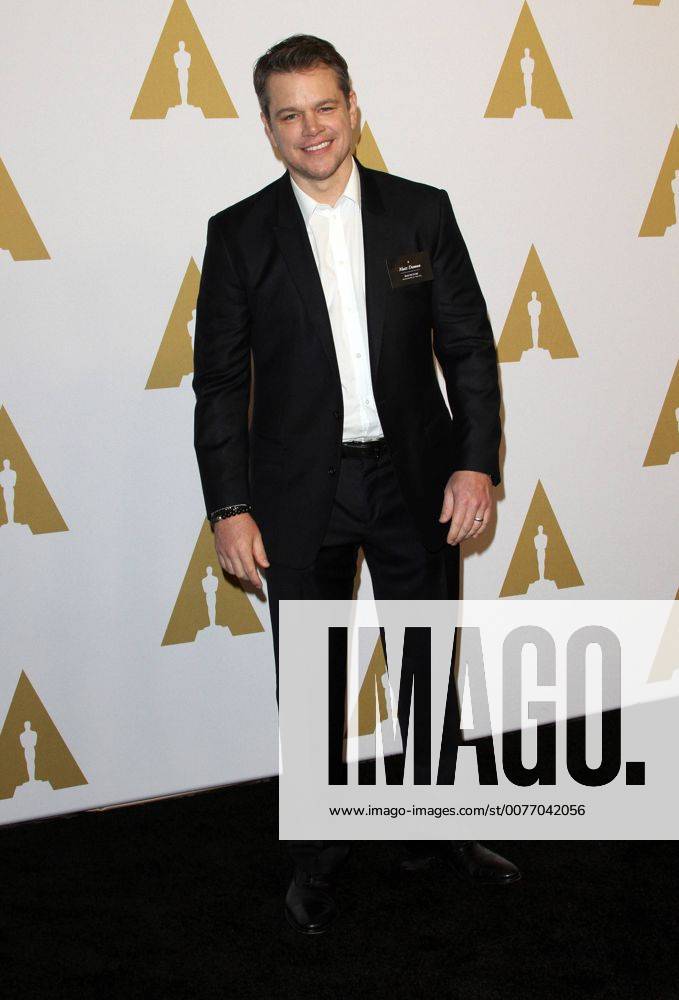 Beverly Hills, CA, United States - 6 February 2017 - Los Angeles, California - Matt Damon... 89th Oscars Nominees Luncheon held in the Grand Ballroom at the Beverly Hilton Hotel in Beverly Hills. Photo Credit: AdMedia Beverly Hills United States - ZUMAa123 20170206_zaa_a123_085