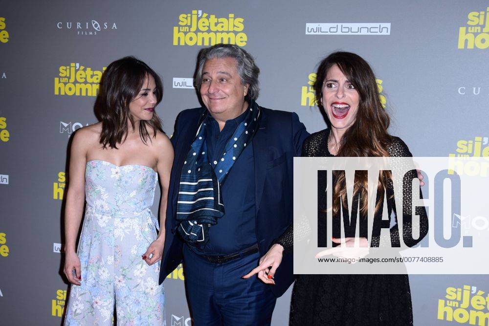 Audrey Dana - Christian Clavier - Alice Belaidi CELEBRITES : Avant premiere du film SI J ETAIS UN HOMME - Paris - 21 02 2017 FedericoPestellini Panoramic
