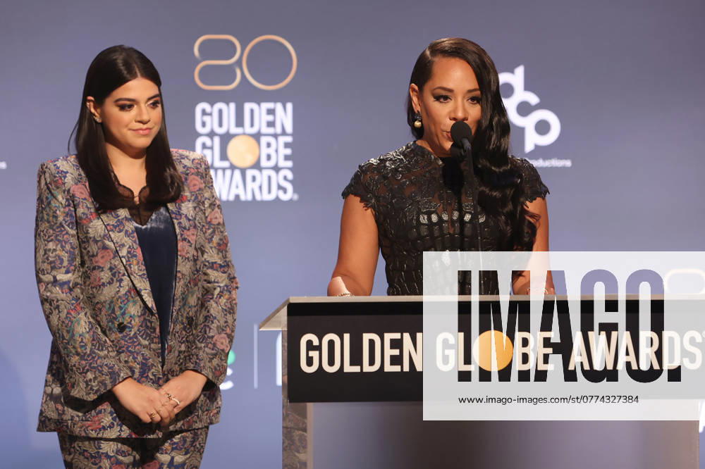 80th Annual Golden Globe Awards Nominations 12 December 2022 -Beverly Hills, California - Mayan Lopez, Selenis Leyva. 80th Annual Golden Globe Awards Nominations held at The Beverly Hilton in Beverly Hills. Photo Credit: AdMedia Beverly Hills CA United States