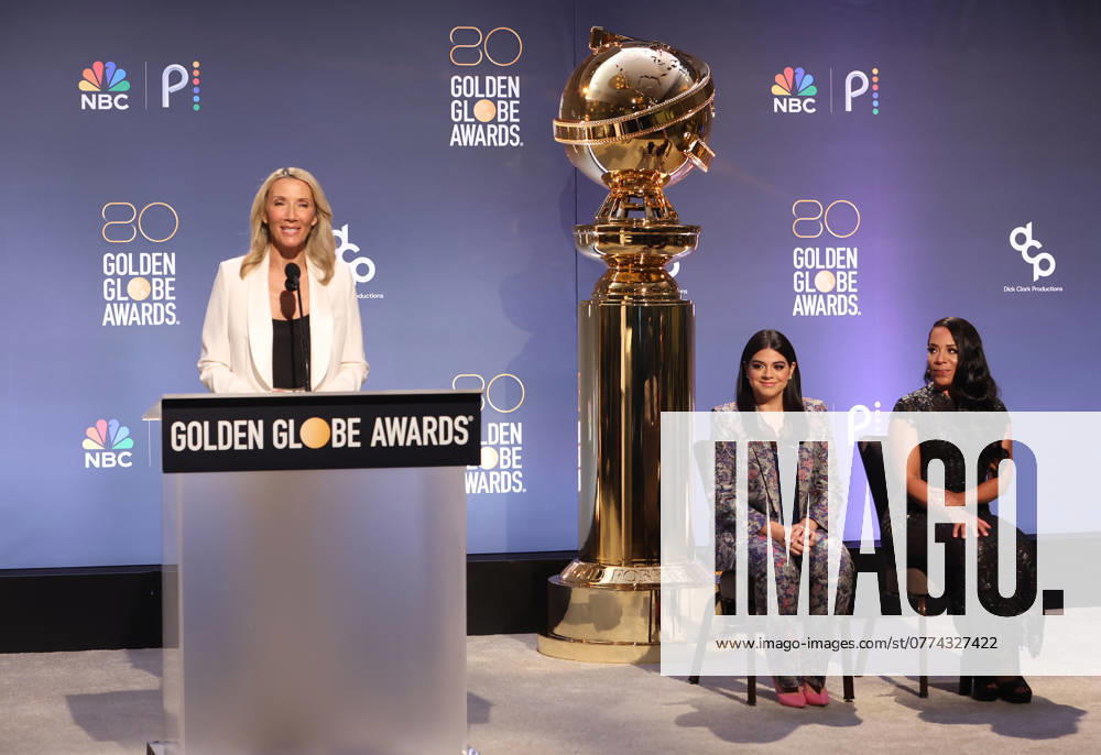 80th Annual Golden Globe Awards Nominations 12 December 2022 -Beverly Hills, California - Helen Hoehne, Mayan Lopez, Selenis Leyva. 80th Annual Golden Globe Awards Nominations held at The Beverly Hilton in Beverly Hills. Photo Credit: AdMedia Beverly Hills CA United States