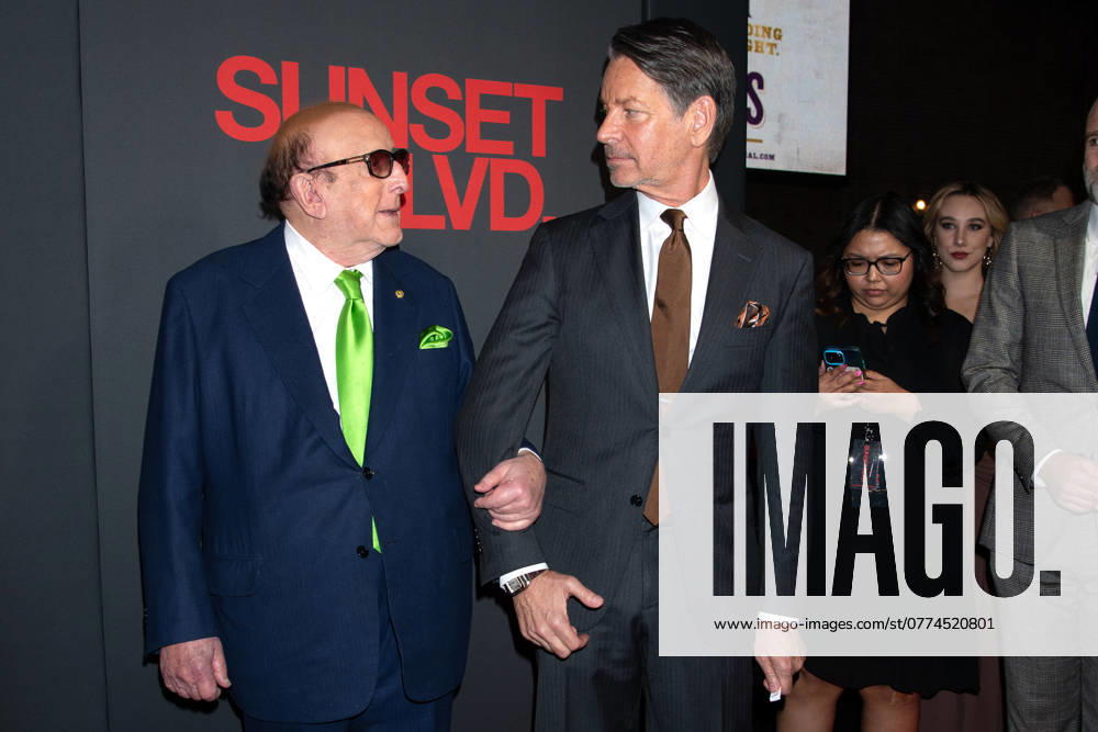 Opening Night of Sunset Boulevard on Broadway -Arrivals Featuring: Clive Davis, Guest Where: New York, New York, United States When: 20 Oct 2024 Credit: Janet Mayer INSTARimages.com . NOT FOR USE BY NEWSPAPERS BASED IN THE UK.