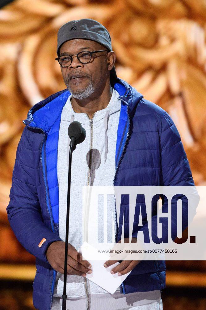 Feb 25, 2017 - Los Angeles, California, U.S. - SAMUEL JACKSON rehearses as preparations continue Saturday February 25, 2017 for the 89th Oscars® for outstanding film achievements of 2016 which will be presented on Sunday, February 26, 2017, at the Dolby® Theatre and televised live by the ABC Television Network. Los Angeles U.S. - ZUMAz03_ 20170225_shd_z03_132