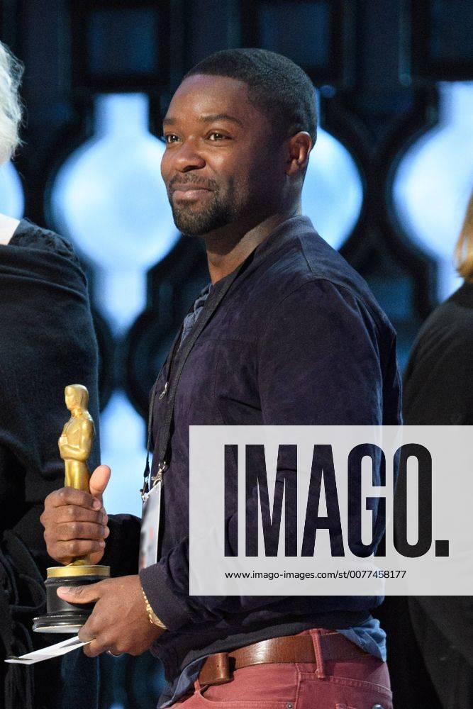 Feb 25, 2017 - Los Angeles, California, U.S. - DAVID OYELOWO rehearses as preparations continue Saturday February 25, 2017 for the 89th Oscars® for outstanding film achievements of 2016 which will be presented on Sunday, February 26, 2017, at the Dolby® Theatre and televised live by the ABC Television Network. Los Angeles U.S. - ZUMAz03_ 20170225_shd_z03_131