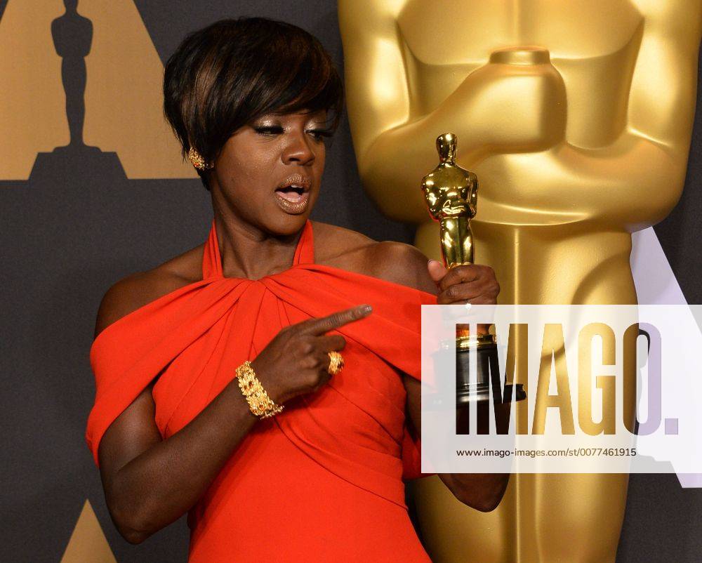 Actress Viola Davis, winner of the award for Actress in a Supporting Role for Fences , appears backstage during the 89th annual Academy Awards at Loews Hollywood Hotel in the Hollywood section of Los Angeles on February 26, 2017. LAP20170226910 JIMxRUYMEN