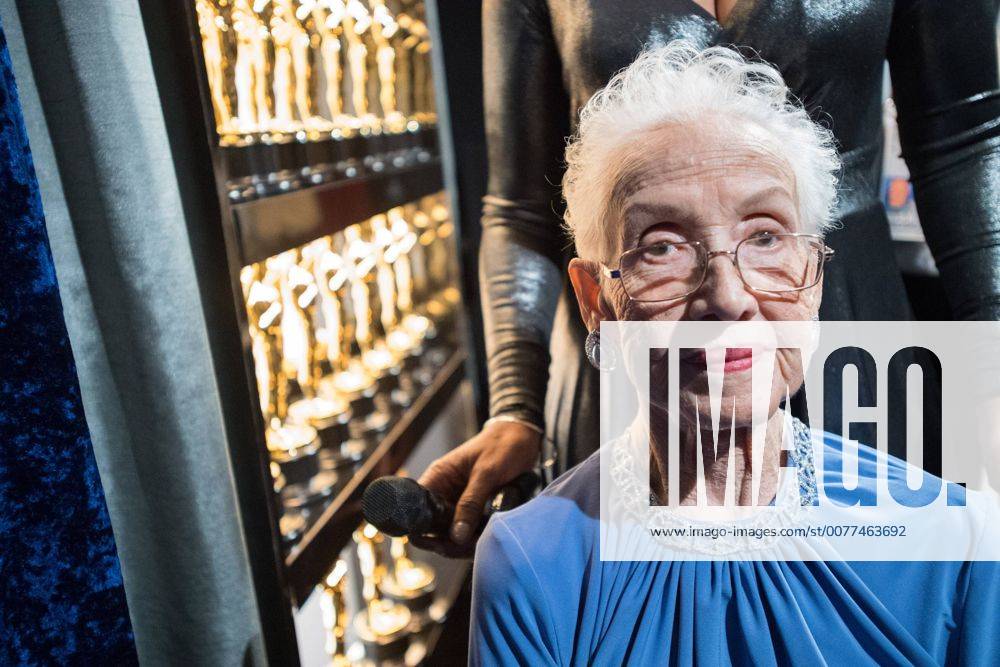 Feb 26, 2017 - Hollywood, California, U.S - KATHERINE JOHNSON backstage during The 89th Oscars® at the Dolby® Theatre in Hollywood, CA on Sunday, February 26, 2017. Hollywood U.S - ZUMAz03_ 20170226_sho_z03_547