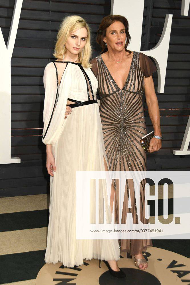 Beverly Hills, CA, United States - 26 February 2017 - Beverly Hills, California - Andreja Pejic, Caitlyn Jenner. 2017 Vanity Fair Oscar Party held at the Wallis Annenberg Center. Photo Credit: AdMedia Beverly Hills United States - ZUMAa123 20170226_zaa_a123_1002