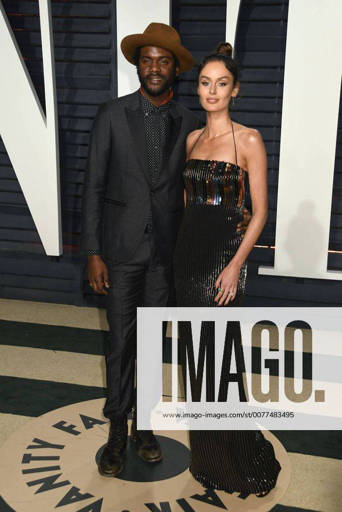 Beverly Hills, CA, United States - 26 February 2017 - Beverly Hills, California - Gary Clark Jr., Nicole Trunfio. 2017 Vanity Fair Oscar Party held at the Wallis Annenberg Center. Photo Credit: AdMedia Beverly Hills United States - ZUMAa123 20170226_zaa_a123_1584
