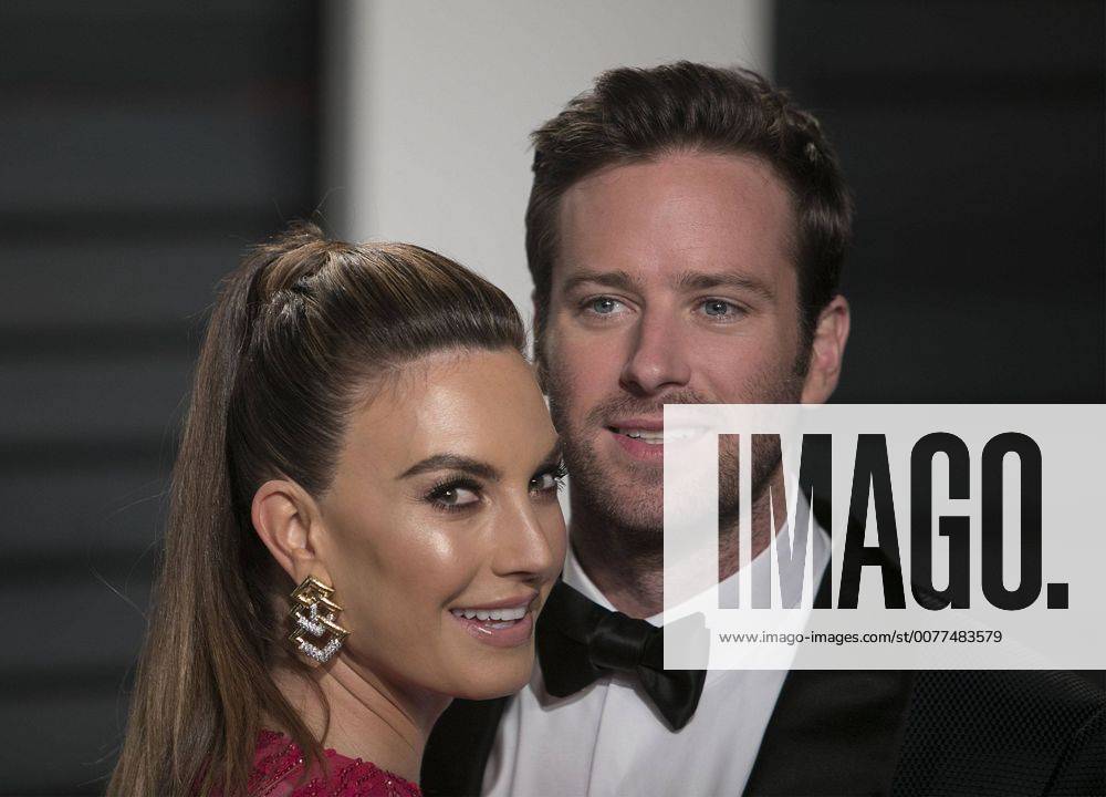 Beverly Hills, California, U.S - Armie Hammer & Elizabeth Chambers on the red carpet at the 2017 Vanity Fair Oscar Party held at the Wallis Annenberg Center in Beverly Hills, California, Sunday February 26, 2017. JAVIER ROJAS PI Beverly Hills U.S. - ZUMAp124 20170227_zaa_p124_144