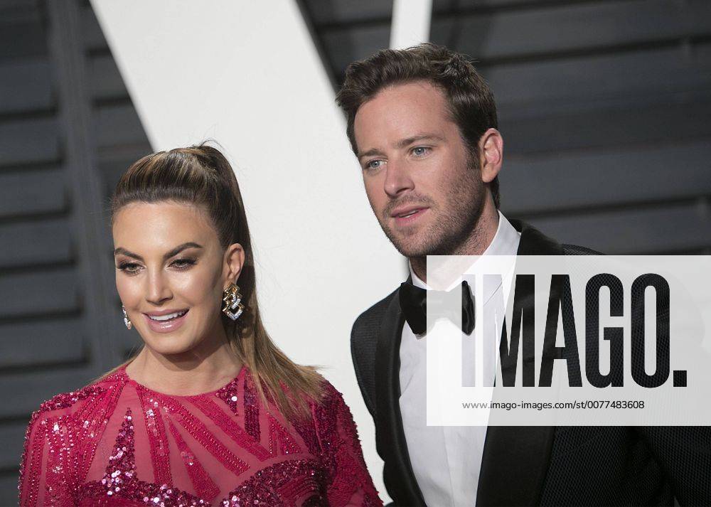 Beverly Hills, California, U.S - Armie Hammer & Elizabeth Chambers on the red carpet at the 2017 Vanity Fair Oscar Party held at the Wallis Annenberg Center in Beverly Hills, California, Sunday February 26, 2017. JAVIER ROJAS PI Beverly Hills U.S. - ZUMAp124 20170227_zaa_p124_142