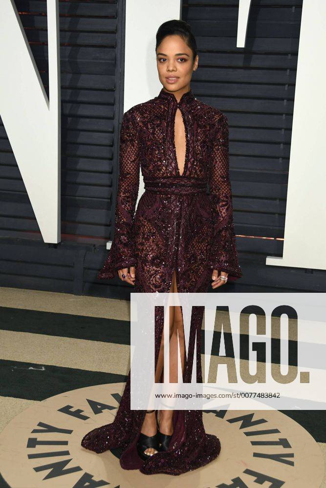 Beverly Hills, CA, United States - 26 February 2017 - Beverly Hills, California - Tessa Thompson. 2017 Vanity Fair Oscar Party held at the Wallis Annenberg Center. Photo Credit: AdMedia Beverly Hills United States - ZUMAa123 20170226_zaa_a123_1629