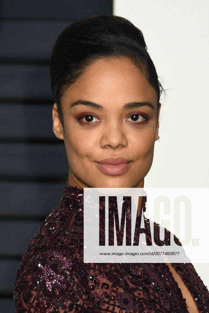 Beverly Hills, CA, United States - 26 February 2017 - Beverly Hills, California - Tessa Thompson. 2017 Vanity Fair Oscar Party held at the Wallis Annenberg Center. Photo Credit: AdMedia Beverly Hills United States - ZUMAa123 20170226_zaa_a123_1624