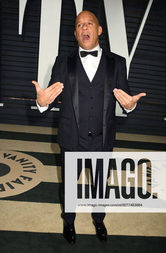 Beverly Hills, CA, United States - 26 February 2017 - Beverly Hills, California - Vin Diesel. 2017 Vanity Fair Oscar Party held at the Wallis Annenberg Center. Photo Credit: AdMedia Beverly Hills United States - ZUMAa123 20170227_zaa_a123_974