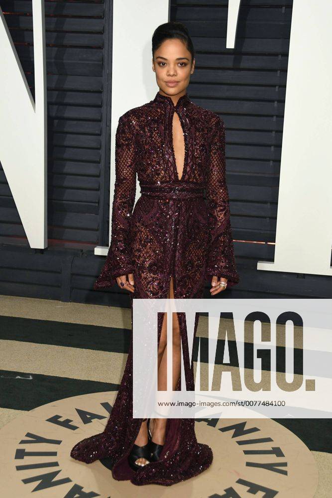 Beverly Hills, CA, United States - 26 February 2017 - Beverly Hills, California - Tessa Thompson. 2017 Vanity Fair Oscar Party held at the Wallis Annenberg Center. Photo Credit: AdMedia Beverly Hills United States - ZUMAa123 20170226_zaa_a123_1620