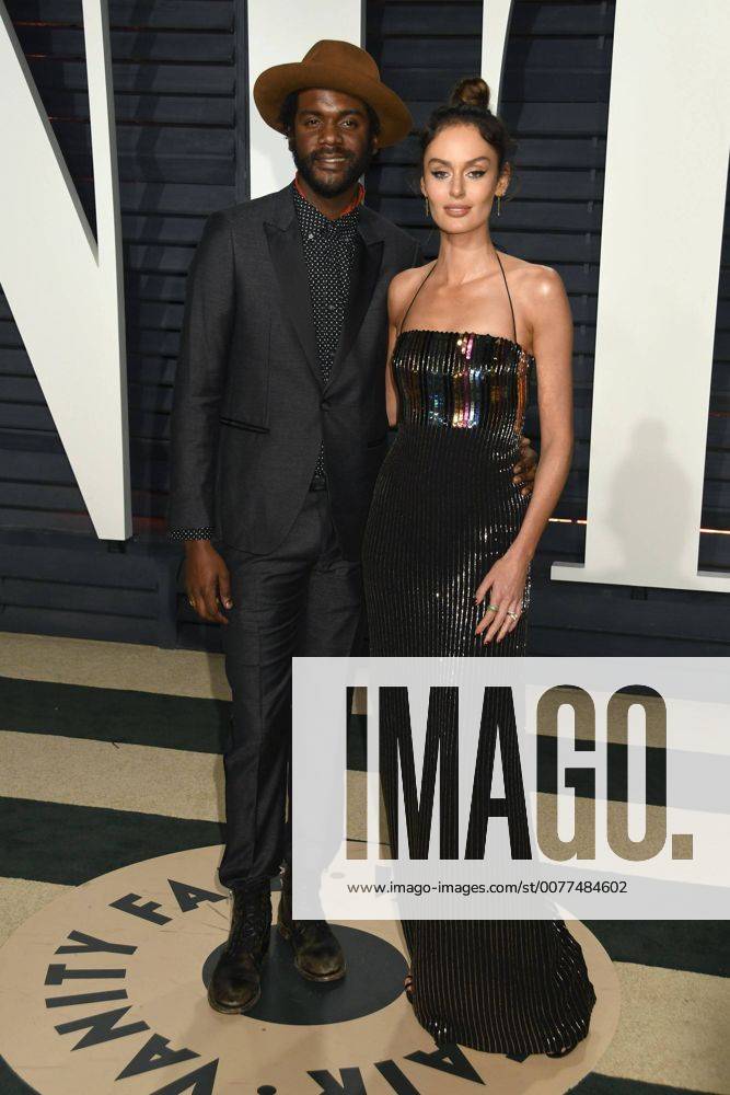 Beverly Hills, CA, United States - 26 February 2017 - Beverly Hills, California - Gary Clark Jr., Nicole Trunfio. 2017 Vanity Fair Oscar Party held at the Wallis Annenberg Center. Photo Credit: AdMedia Beverly Hills United States - ZUMAa123 20170226_zaa_a123_1577