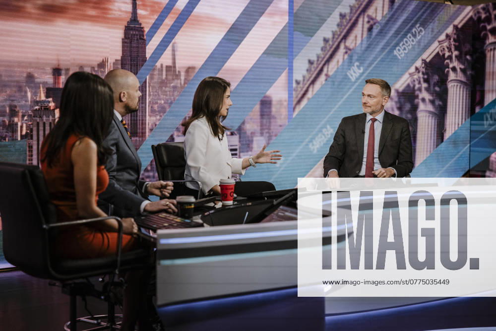 Christian Lindner (FDP), Bundesminister der Finanzen, aufgenommen im Rahmen eines Interviews bei Bloomberg, in New York City, 23.10.2024. Fotografiert im Auftrag des Bundesfinanzministeriums. New York City Vereinigte Staaten von Amerika
