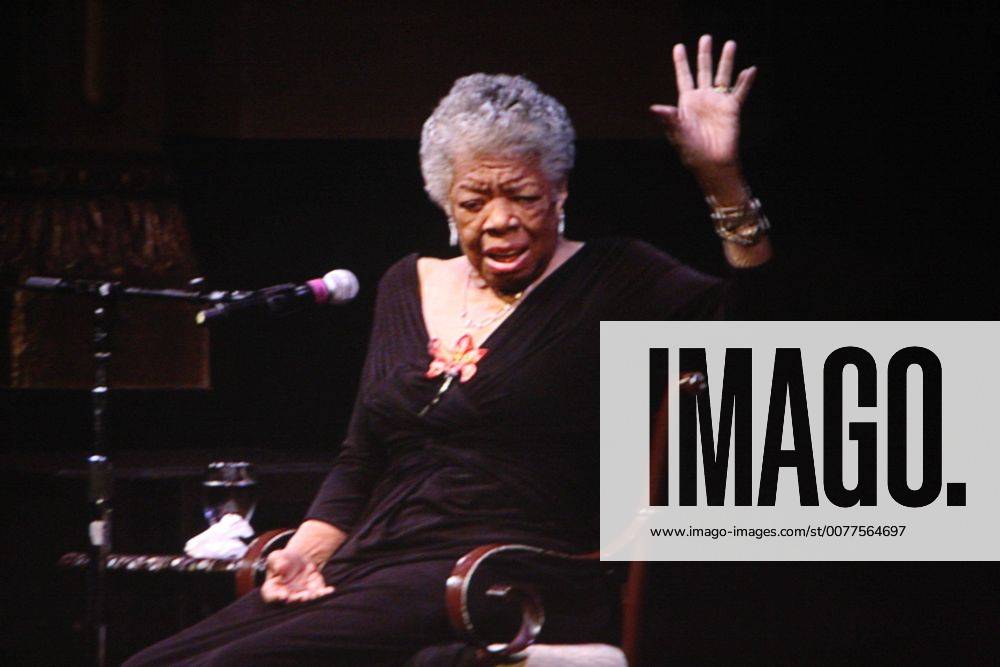 IMAGO ICONS: Maya Angelou Nov 12, 2009 - San Francisco, California, USA - Actress, poet, best selling author and DR. MAYA ANGELOU who told her Glide story during Glide s Annual Holiday Festival celebrating Rev. Celil Williams 45th year at Glide Church. A benefit for Mo s Kitchen and Glide programs to help the homeless. The celebration took place at the War Memorial Opera House. - ZUMAa07_ 20091112_clb_a07_518