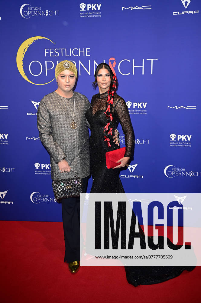 Julian F.M. Stoeckel und Micaela Schäfer bei der Festlichen Opernnacht 2024 für die Deutsche AIDS-Stiftung in der Deutschen Oper. Berlin