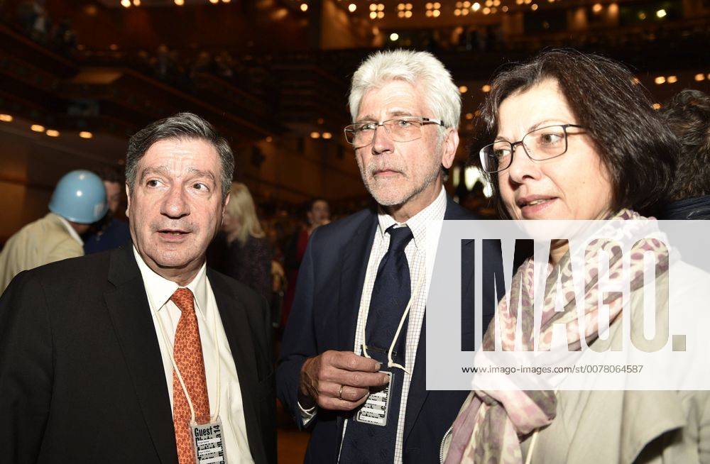 Athen Impressionen, documenta 14 Athen Mayors of Athens Giorgos Kaminis und Oberbürgermeister Kassel Bertram Hilgen und Ehefrau Margit Berghof