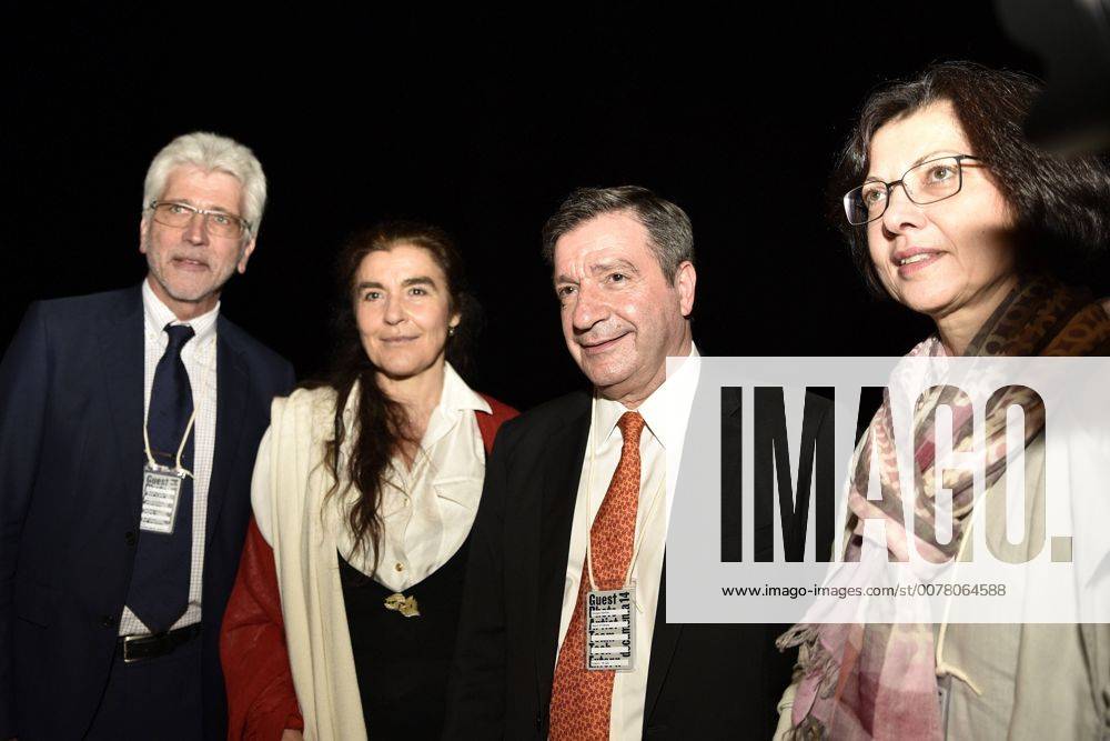 Athen Impressionen, documenta 14 Athen Mayors of Athens Giorgos Kaminis und Oberbürgermeister Kassel Bertram Hilgen und Ehefrau Margit Berghof
