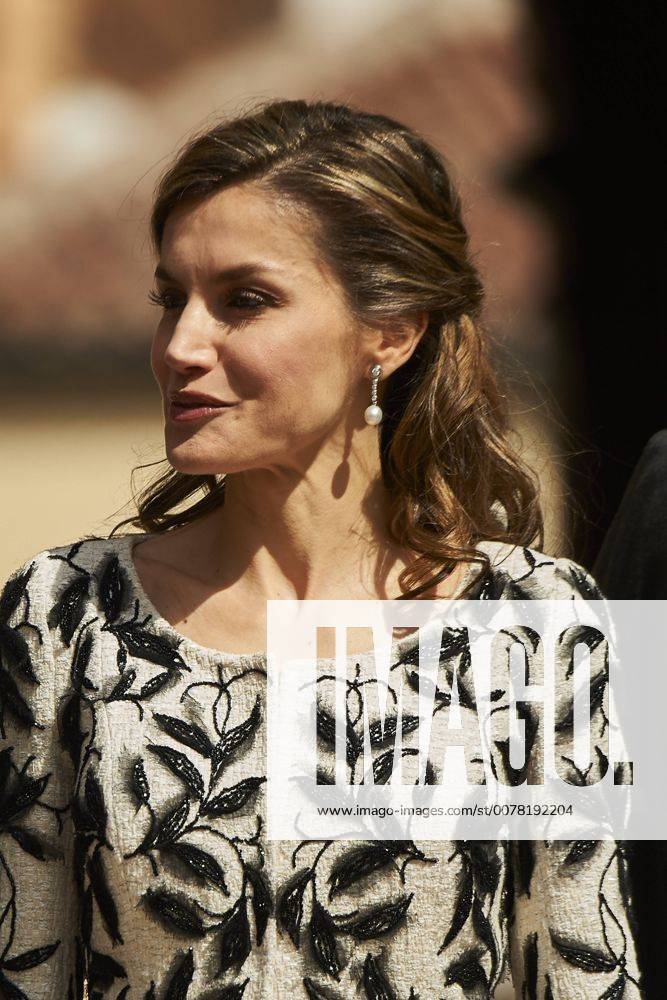 Alcala De Henares, Madrid, Spain - Queen Letizia of Spain attended Cervantes Award to Eduardo Mendoza at the Alcala de Henares University on April 20, 2017 in Alcala de Henares, near of Madrid, Spain Alcala De Henares Spain - ZUMAg15_ 20170420_zaf_g15_012