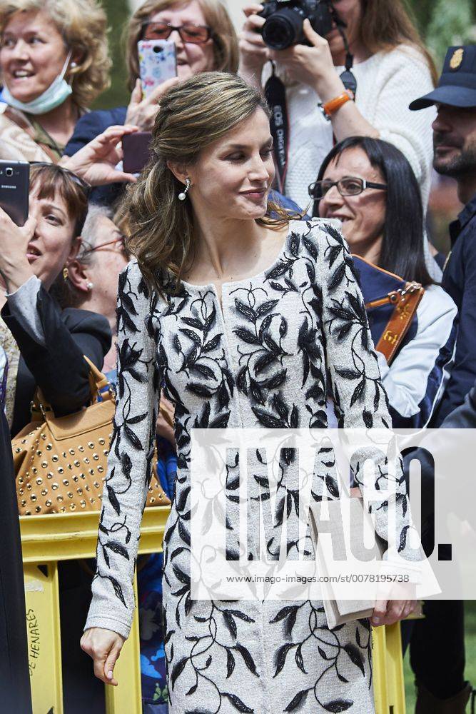 Alcala De Henares, Madrid, Spain - Queen Letizia of Spain attended Cervantes Award to Eduardo Mendoza at the Alcala de Henares University on April 20, 2017 in Alcala de Henares, near of Madrid, Spain Alcala De Henares Spain - ZUMAg15_ 20170420_zaf_g15_062