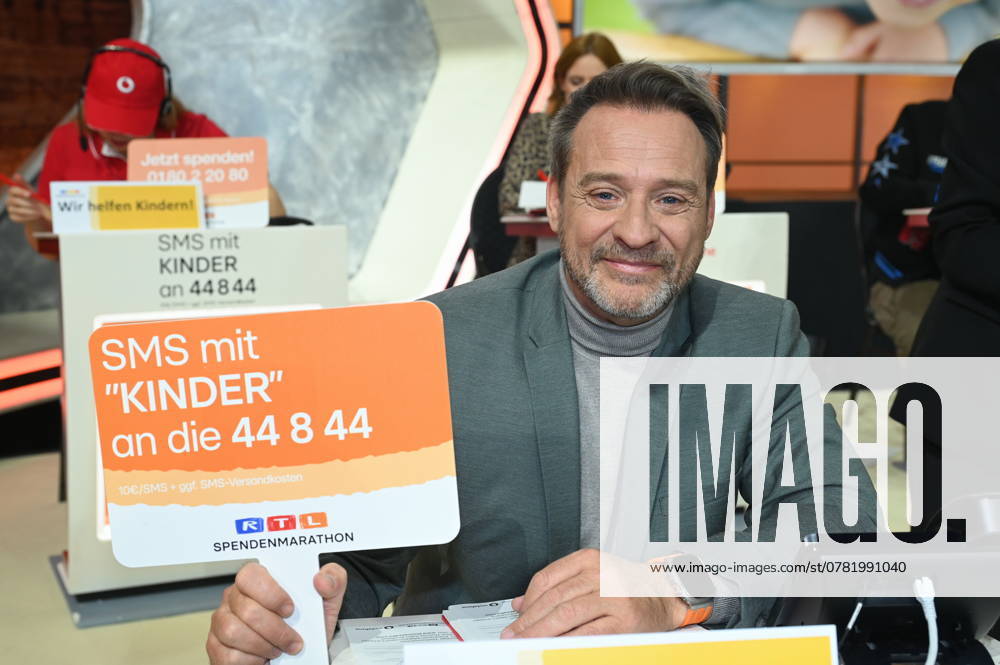 Schauspieler Kai Noll nimmt am 29. RTL Spendenmarathon wir helfen Kindern 2024 teil