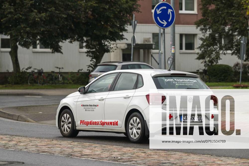 Germany , Lübbenau , 01.10.2024 , A car from the German Red Cross , DRK Day Care, , , 03.10.2024,