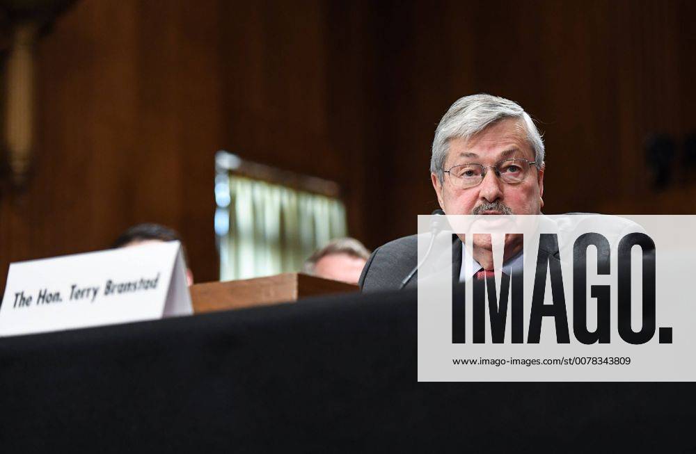 (170502) -- WASHINGTON, May 2, 2017 -- Iowa Governor Terry Branstad testifies before the U.S. Senate Foreign Relations Committee on a hearing considering him to be U.S. Ambassador to China on Capitol Hill in Washington D.C., the United States, on May 2, 2017. U.S. President Donald Trump s pick for Ambassador to China, Terry Branstad, said on Tuesday that if confirmed, he would work to positively influence the U.S.-China relationship. ) U.S.-WASHINGTON D.C.-NOMINEE FOR U.S. AMBASSADOR TO CHINA-HEARING BaoxDandan
