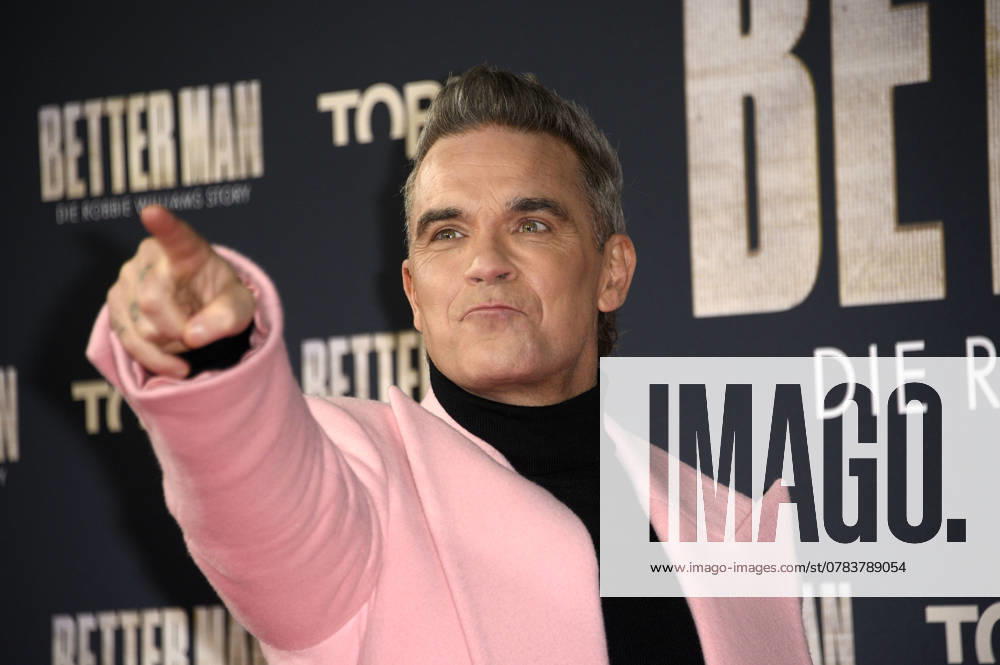 Robbie Williams bei der Premiere des Kinofilms Better Man - Die Robbie Williams Story im Cinedom. Köln