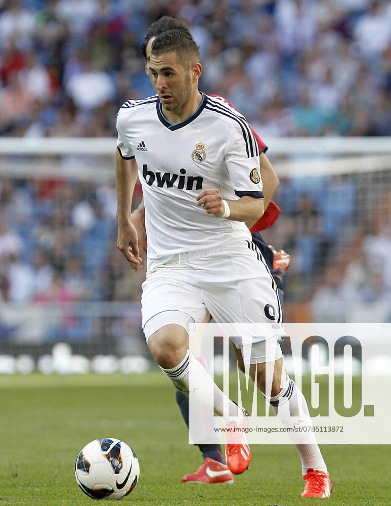 Real Madrid s Karim Benzema during La Liga match.June 01,2013. (ALTERPHOTOS Acero) Madrid Spain