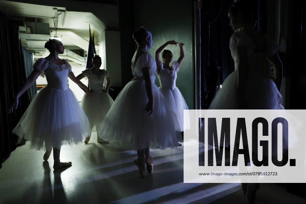 Dancers wait in the wings before taking the stage to perform at the Joffrey Ballet School performance of The Nutcracker at the LaGuardia Performing Arts Center on Sunday, December 15, 2024 in New York City. NYP20241215105 JohnxAngelillo