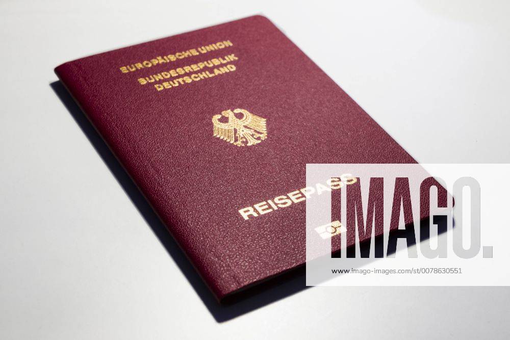 Reisepass der Bundesrepublik Deutschland. Berlin, 20.01.2015. Berlin Deutschland