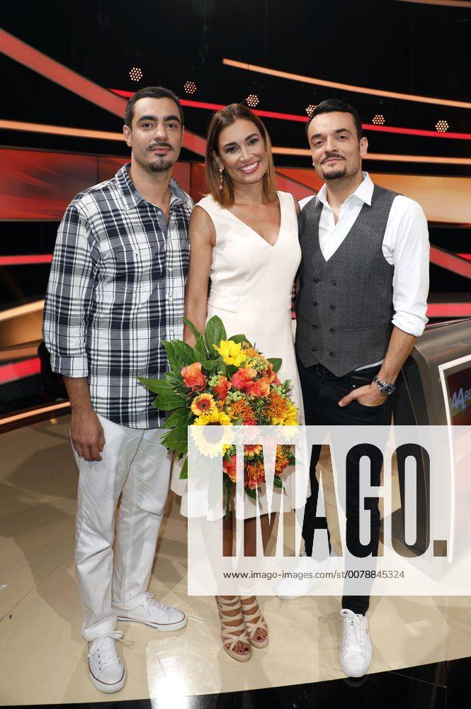 Leonardo Vizeu Berenhauser Borba, Giovanni Zarrella mit Ehefrau Jana Ina Zarrella bei der Aufzeichnung der Quizshow Paarduell XXL im nobeo Studio 1. Köln-Hürth, 30.05.2017 Foto:xC.xFuturexImage