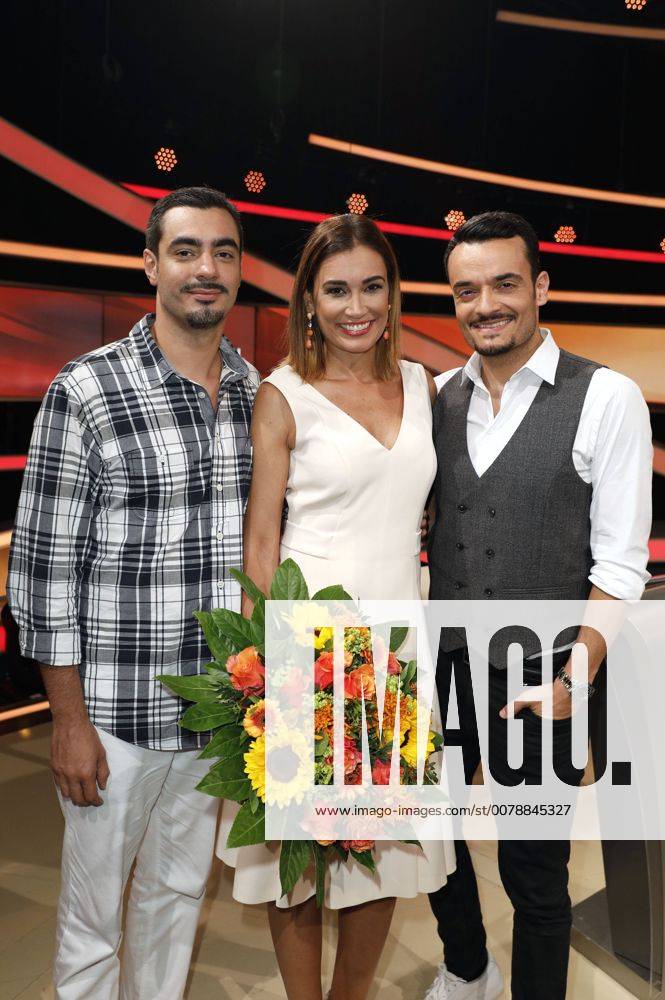 Leonardo Vizeu Berenhauser Borba, Giovanni Zarrella mit Ehefrau Jana Ina Zarrella bei der Aufzeichnung der Quizshow Paarduell XXL im nobeo Studio 1. Köln-Hürth, 30.05.2017 Foto:xC.xFuturexImage