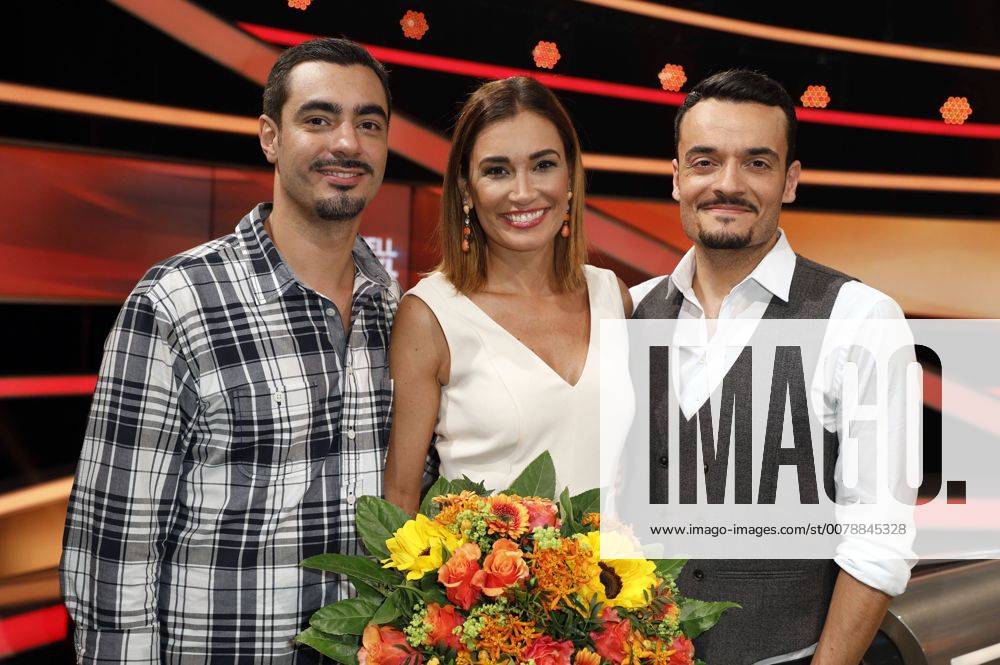 Leonardo Vizeu Berenhauser Borba, Giovanni Zarrella mit Ehefrau Jana Ina Zarrella bei der Aufzeichnung der Quizshow Paarduell XXL im nobeo Studio 1. Köln-Hürth, 30.05.2017 Foto:xC.xFuturexImage