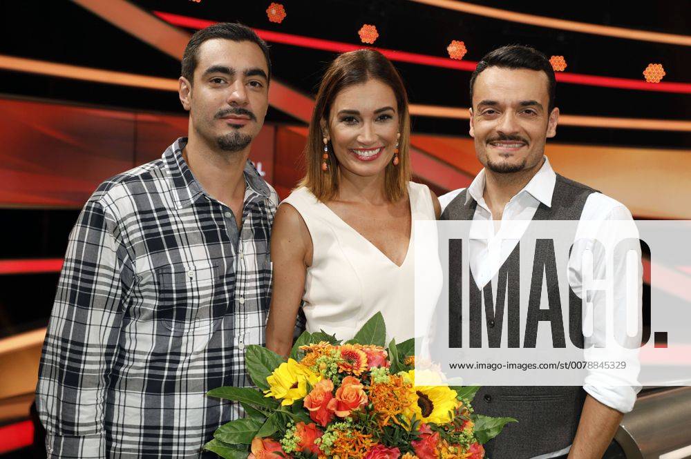 Leonardo Vizeu Berenhauser Borba, Giovanni Zarrella mit Ehefrau Jana Ina Zarrella bei der Aufzeichnung der Quizshow Paarduell XXL im nobeo Studio 1. Köln-Hürth, 30.05.2017 Foto:xC.xFuturexImage