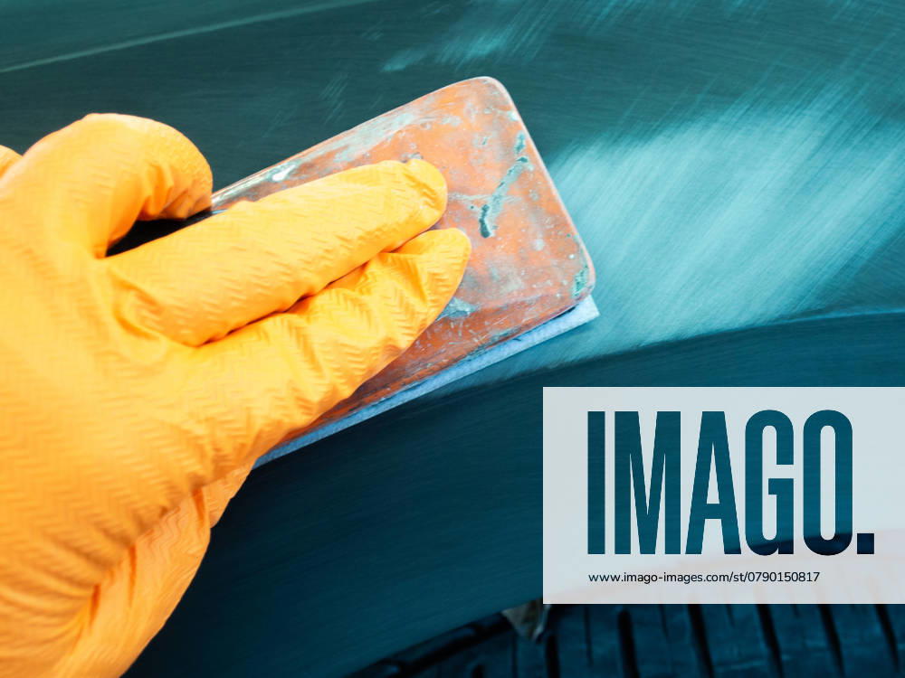 The process of treating the soil with an abrasive material manually. manual repair of car paintwork. , 35322852.jpg, color, work, hand, vehicle, professional, body, occupation, compressor, colorful, job, automotive, protective, industrial, painter, artwork, smoke, metal, sprayer, spray, art, service, paintwork, people, technology, equipment, garage, business, worker, car, manual, industry, mechanic, activity, auto, repair, bodywork, processing, sander, painting, closeup, sandpaper, sanding, manufacture, technician, workshop, depolishing, surface, restore, grinder, fixing RECORD DATE NOT STATED