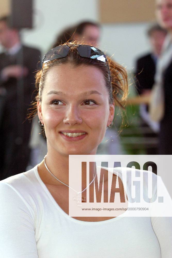 Franziska van Almsick (Deutschland) nominiert für das Comeback des Jahres Schwimmen Damen Laureus World Sports Award 2003, Schwimmsport, Vdig Porträt Sportoscar, Award, Awards, Sport, Sports Berlin