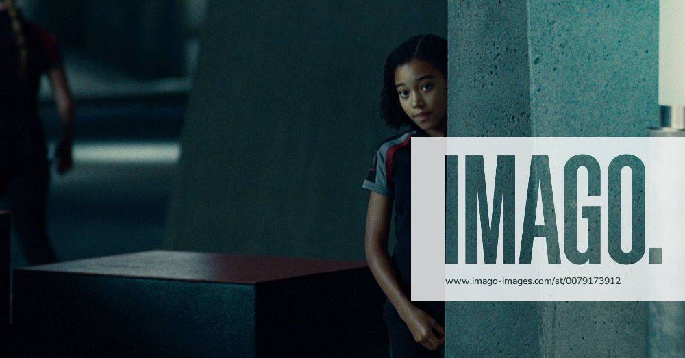 Amandla Stenberg is Rue in THE HUNGER GAMES.