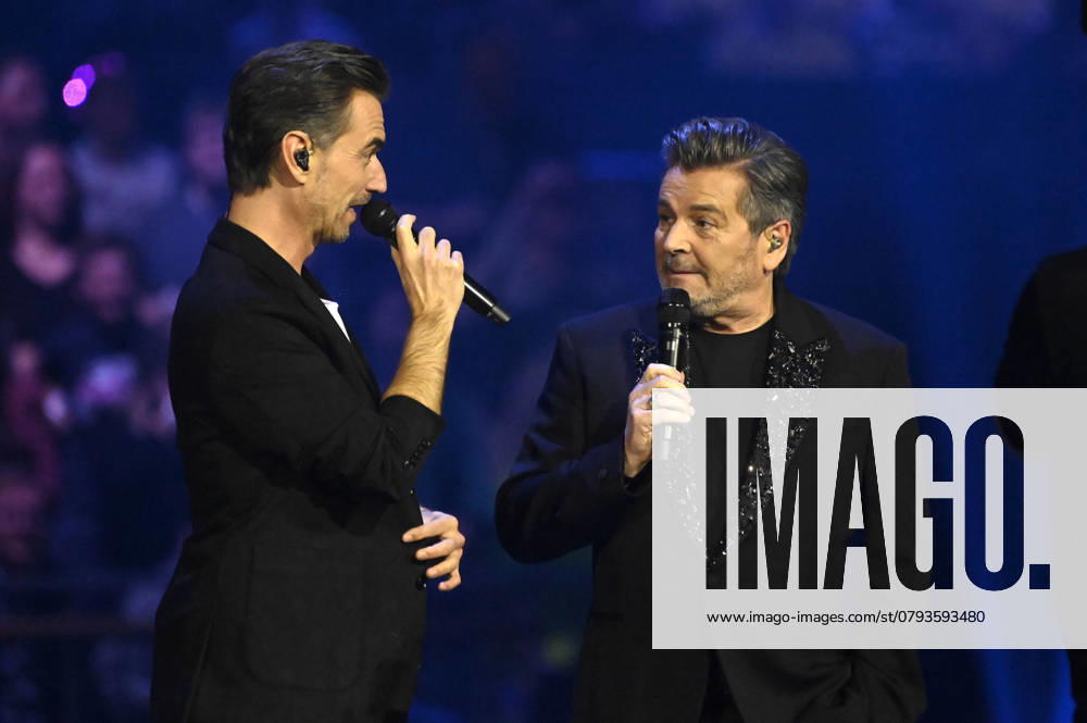 Florian Silbereisen und Thomas Anders in der TV Show Schlagerchampions - Das große Fest der Besten im Velodrom. Berlin