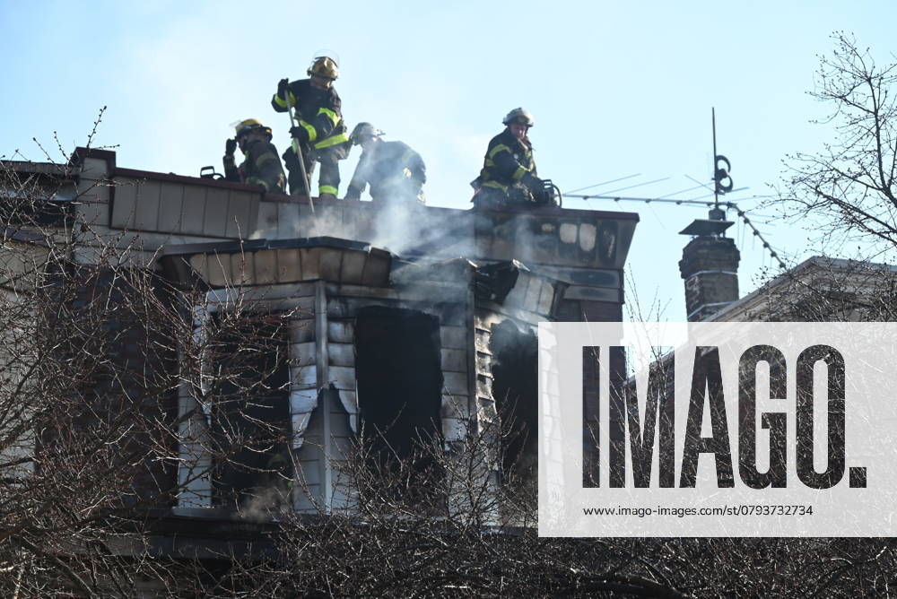 House Fire At 5331 North Camac Street In Philadelphia Pennsylvania The Philadelphia fire department responds to a house fully engulfed in flames and heavy smoke at 5331 North Camac Street after 11:00 AM in Philadelphia, Pennsylvania, United States, on January 12, 2025. Philadelphia United States