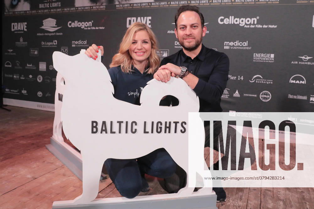 Susan Sideropoulos mit Ehemann Jakob Shtizberg, Baltic Lights, Schlittenhunderennen, Opening Party in Heringsdorf, Insel Usedom, Insel Usedom Deutschland, Germany